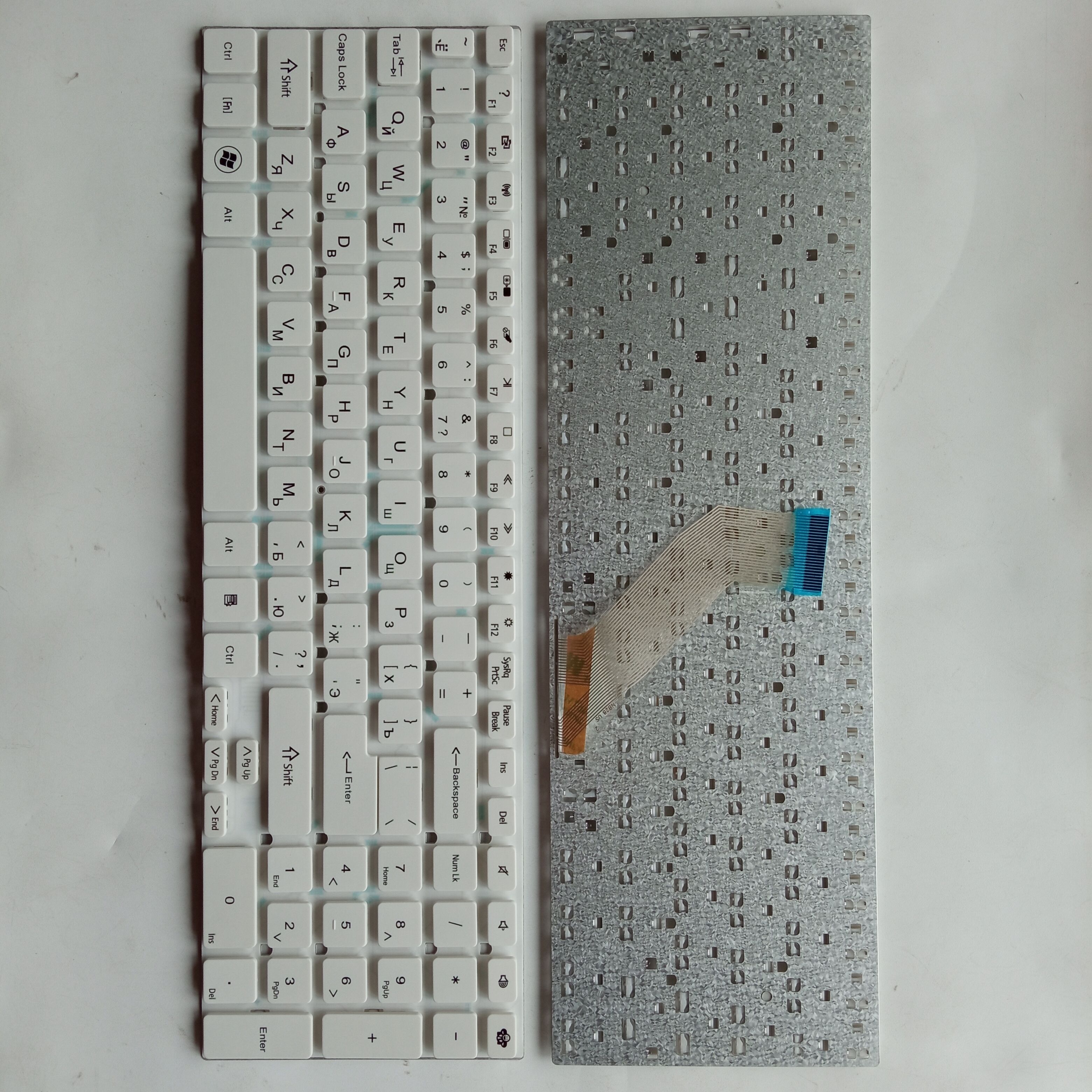 Picture of New Replacement Laptop Keyboard For ACER NV55S WHITE (OEM) RU Layout